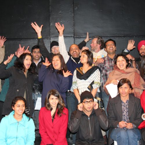 Abhinay writers and actors with Alex Broun Abhinay writers and actors with Alex Broun