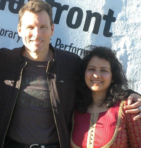 Alex with Aishveryaa Nidhi Alex with Aishveryaa Nidhi