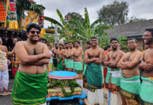 Melbourne’s spectacular granite temple hosts chariot festival