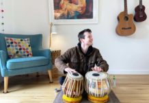 Visually impaired tabla student Nathaniel Schmidt’s journey